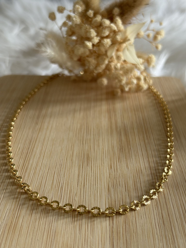 Chaîne à personnaliser dorée - n°2