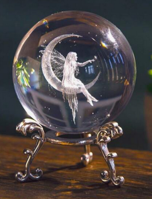 sphère verre fée