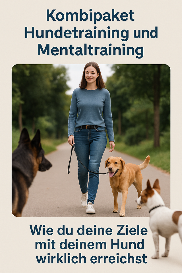 Kombipaket Hundetraining und Mentaltraining