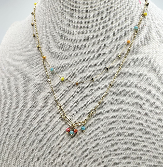 Collar Doble Multicolor
