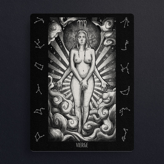 #0796 Vierge - ZODIAQUE - ILLUS - PRINT - Digital painting