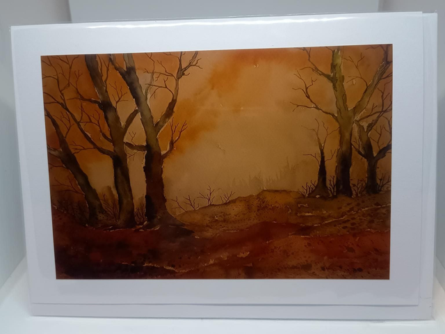 Watercolour landscape 