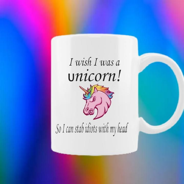 Funny Unicorn Mug