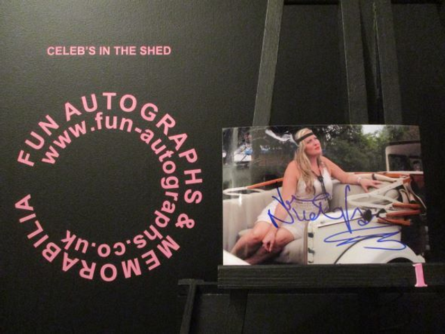 Nicole Faraday Authentic Autographed 6x4 Our Facing Photograph (J1)