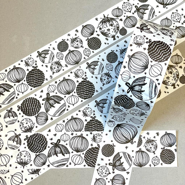 Klebeband Weihnachtskugeln 5cm/50m