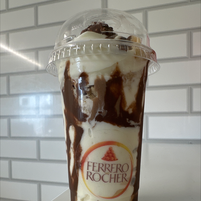 Ferrero Rocher Sundae