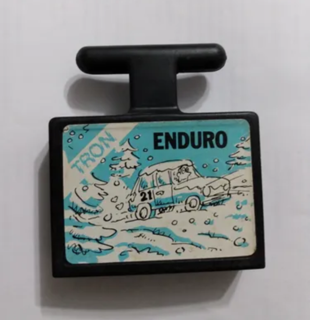 Tron Enduro. Brazilian Atari cartridge