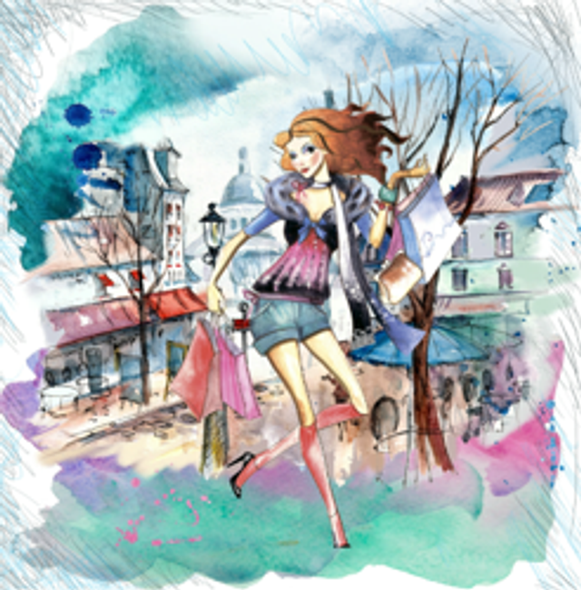 Hand made Cards - City Girls