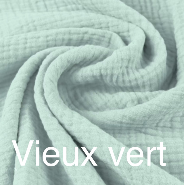 Double gaze vieux vert