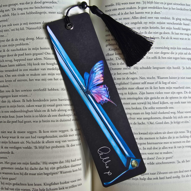 Quicksilver - Callie Hart Signature - Luxury Bookmark with tassel