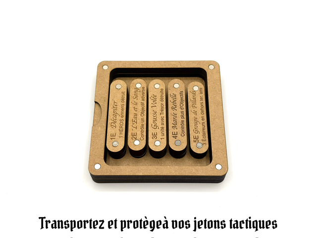 Boîte à jetons tactiques pour AOS (XS)