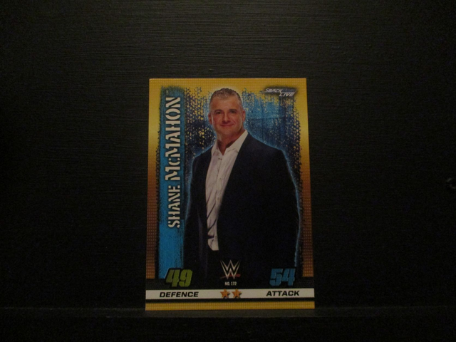 Shane McMahon - Smackdown Live Slam Attax 10th Edition Original Trading Card #172