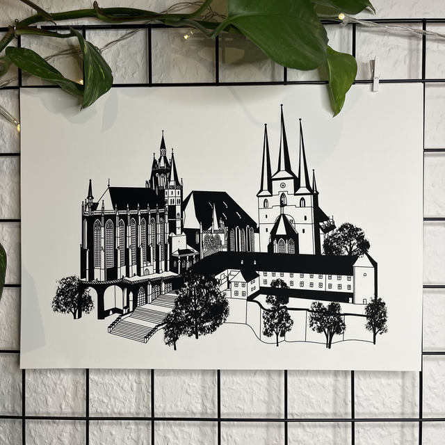 A4 Print Erfuter Dom