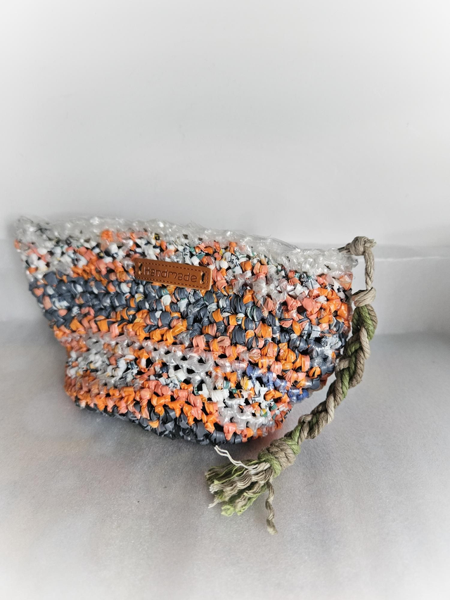 ECO Handmade Crochet Unique Pattern Small Bag | 17x10cm