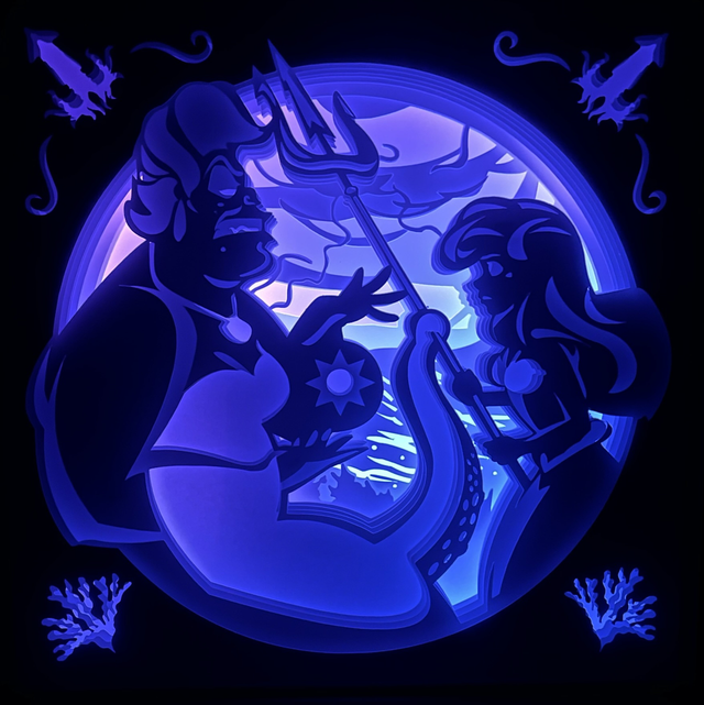 La petite sirène - Ariel et Ursula 