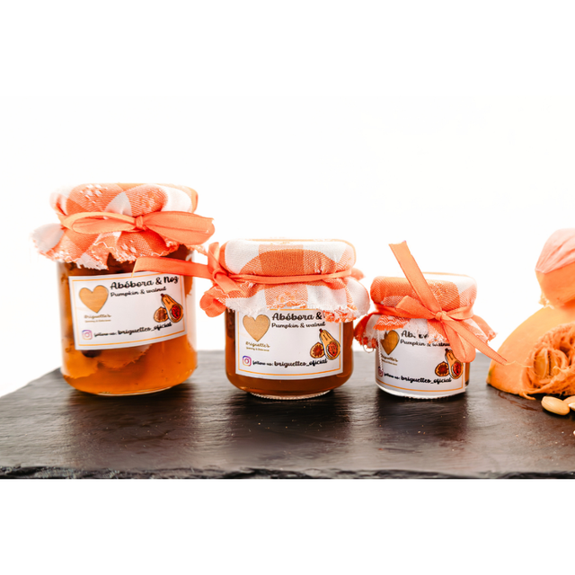 Compota de Abóbora e Noz Biológica