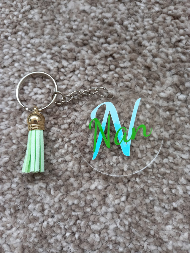 Acrylic Nan Keyring