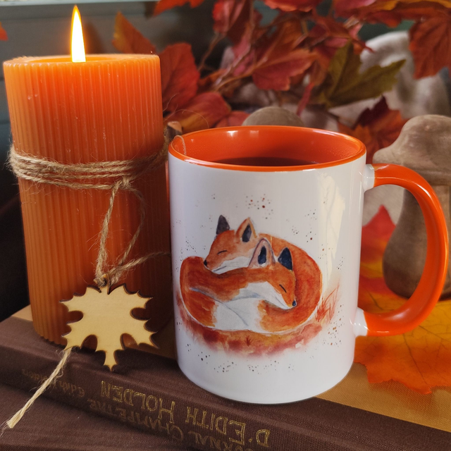 Mug d&#039;automne Douceur de Renards