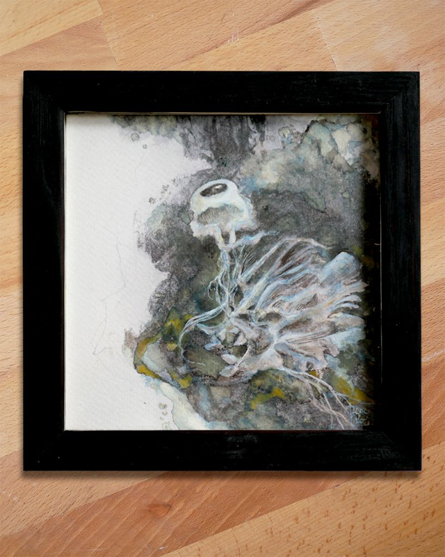 Tirage encadré "Errance onirique n°13 - détail n°1"