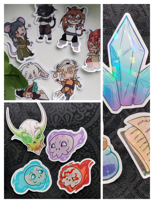 Lot à personnaliser: choix de 3 autocollants