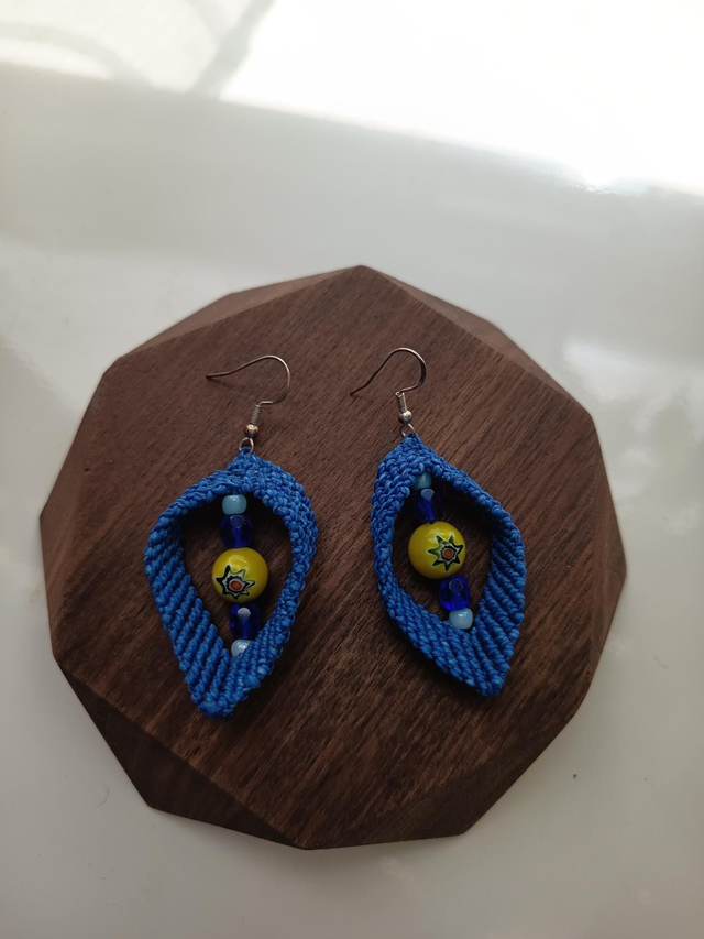 Boucles d'oreilles "feuilles d'éclat"