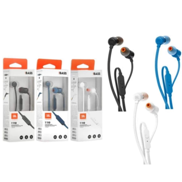 JBL T110 Pure Bass In-Ear Headphones