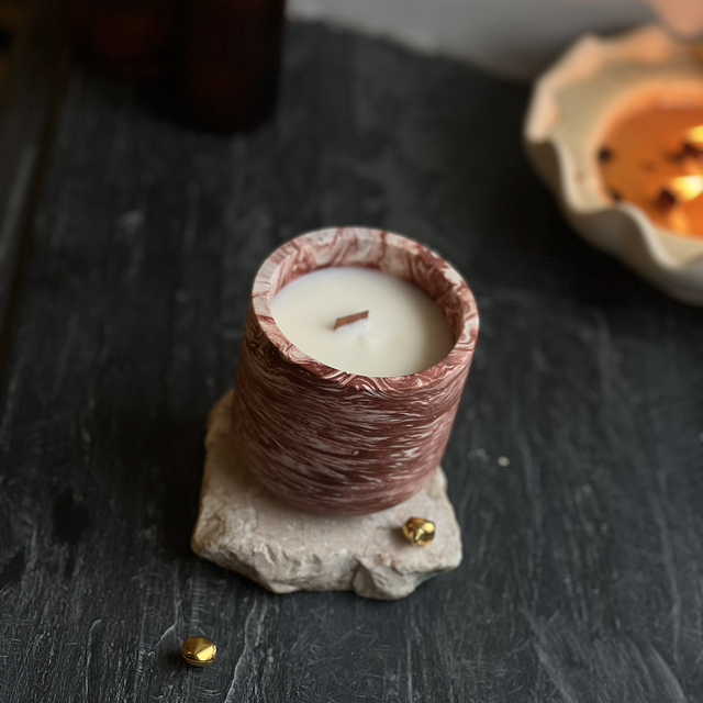 Bougie en pot