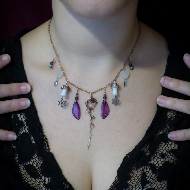 Fairy Choker Love - Rose Gold