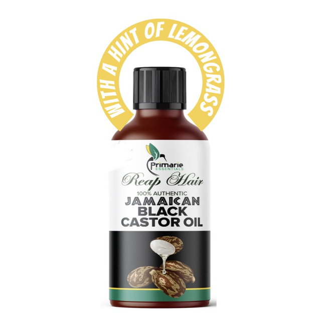 JAMAICAN CASTOR OIL With A Hint Of Lemongrass Essential Oil