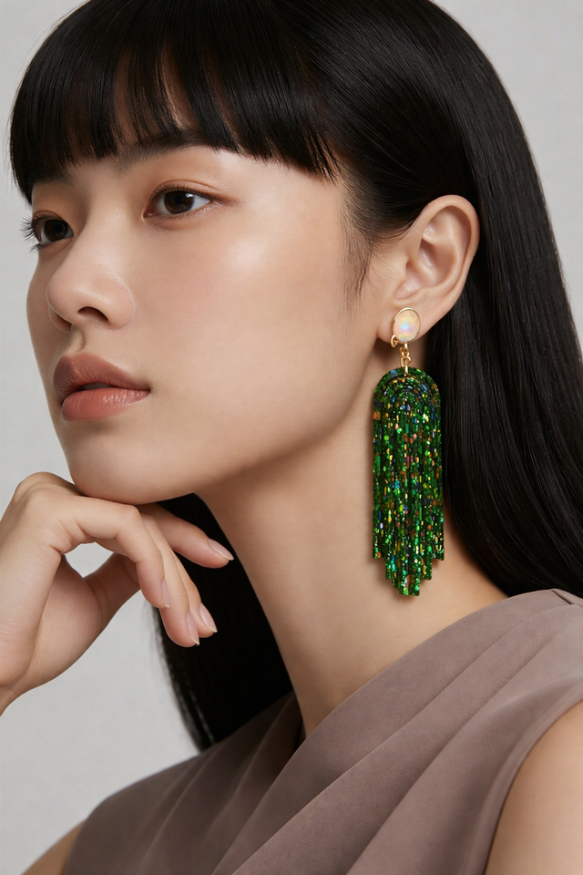 Boucles d'oreilles minimaliste - Collection Narcisse minérale