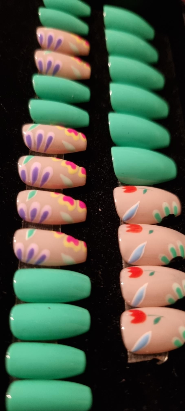 Green flower ballerine S