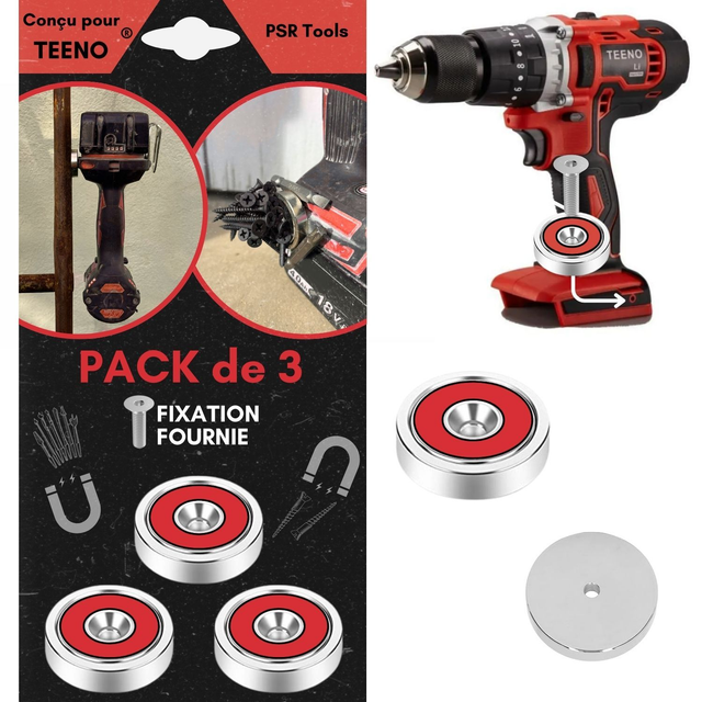 Support Magnétique TEENO (lot de 3)