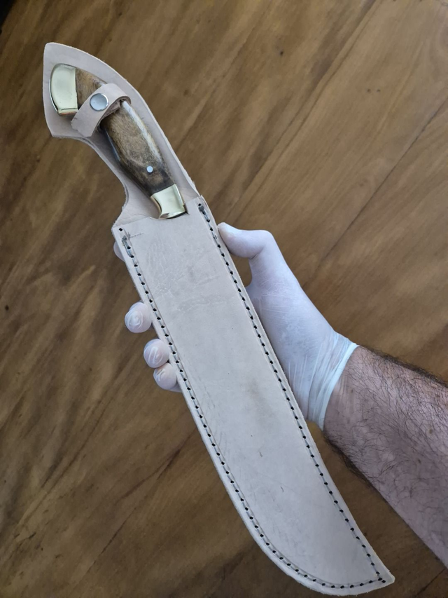 Faca Turca Patriarca Gaúcha Artesanal 11 Pol Inox Madeira