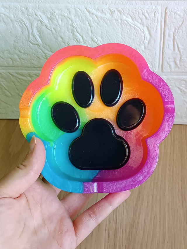 Cenicero Huella Colorida