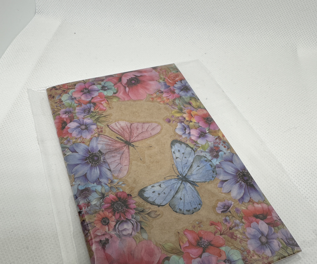 Notizbuch klein Schmetterlinge im Frühling