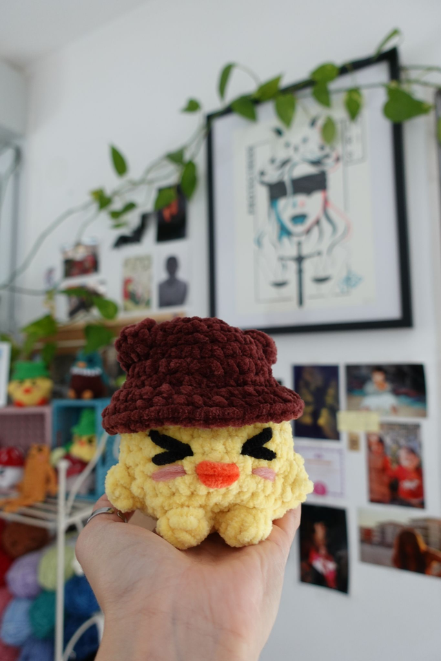 Marc, l&#039;authentique | Créature d&#039;atelier poussin en crochet pleines d&#039;intentions