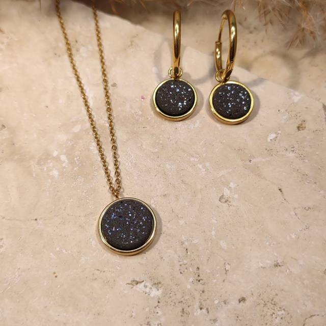 Sternenhimmel | Schwarz | Gold