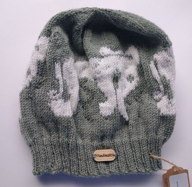 Pictish Beast Hat - Sage Green