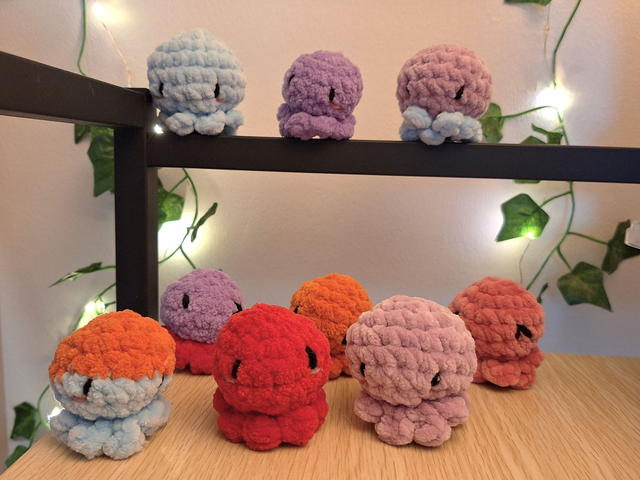 Nina la pieuvre multicolore