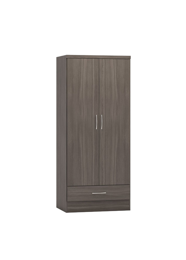 Nevada 2 Door 1 Drawer Wardrobe