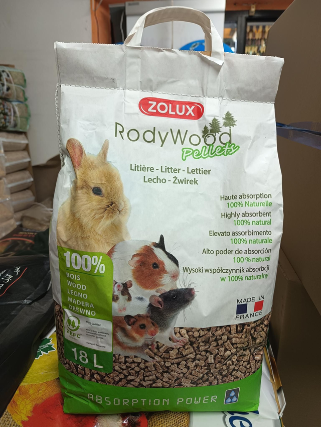 Lettiera pellet 18 lt