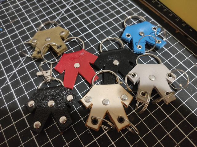 Cuir Ti boug porte clef