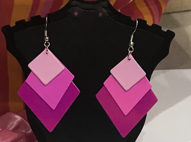 Pink Dangling Earrings - PDE04
