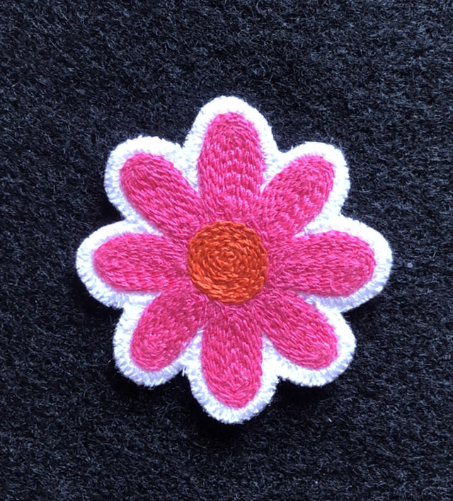 Fleur - broche & écusson