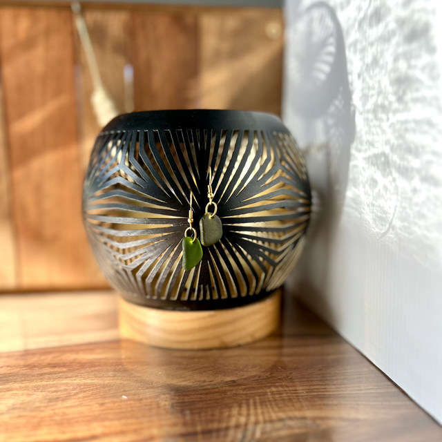 Boucles d’oreilles Résilience doré 