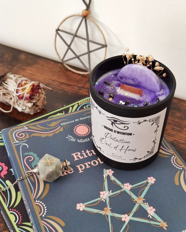 Bougie Protection Œil d'Horus