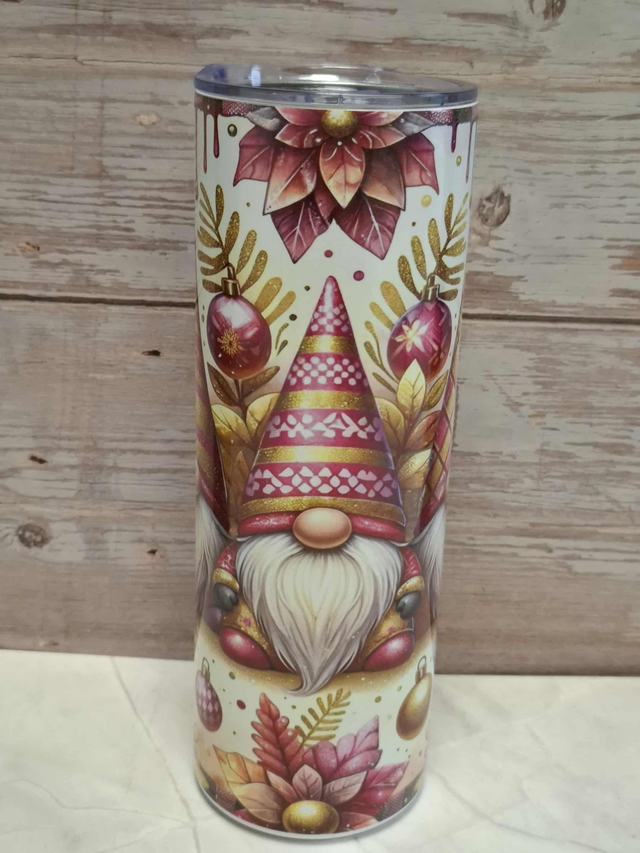 Gourde Canette gnome de Noël