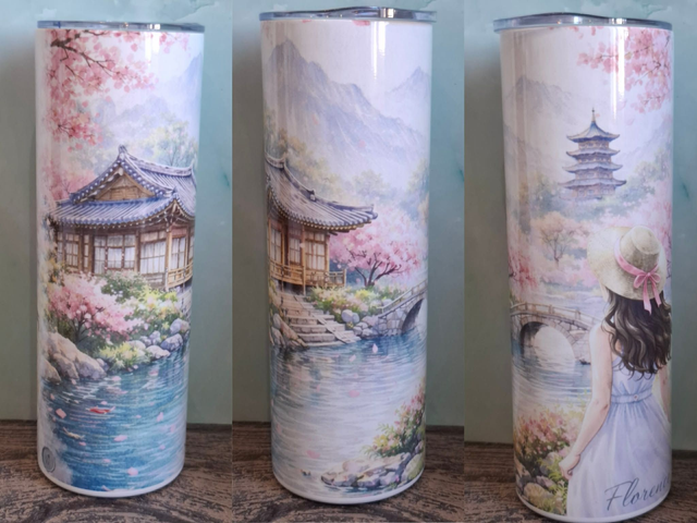 Collection Paysage de Corée Gourde canette  personnalisable