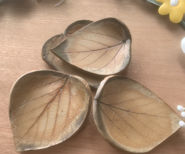 Small Clay Leaf T-Bag/Spoon Rest