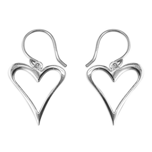 Heart drop earrings - CR9447